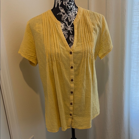 Prana Tops - Organic Cotton Prana Golden Button-Down Women's Shirt